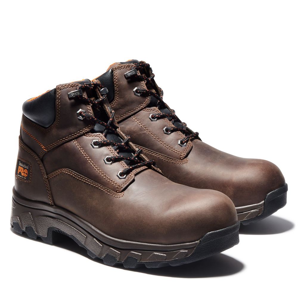 Botas de Trabajo Timberland Hombre Pro® Workstead 6\" Comp Toe Marrones - Chile AXV-850412